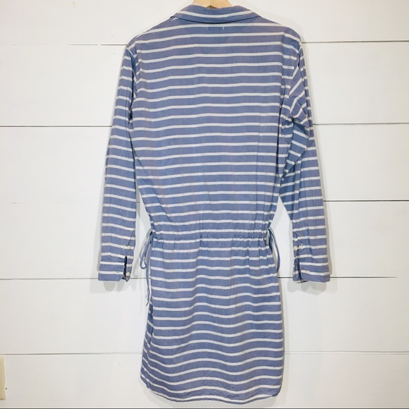 GAP Chambray Striped Blouse Dress Women’s SMALL - Picture 7 of 7
